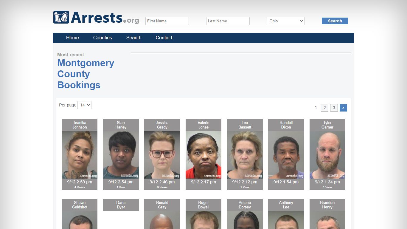 Montgomery County Arrests and Inmate Search